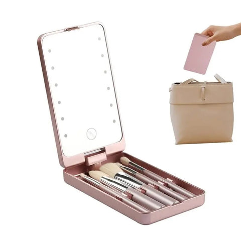 Travel LED Makeup Mirror with Touch Switch