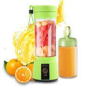 Portable Fruit Juice Blenders | Mini Electric Bottle 6 Blades Juicer