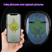 LED Neon Party Mask with Bluetooth connectivity