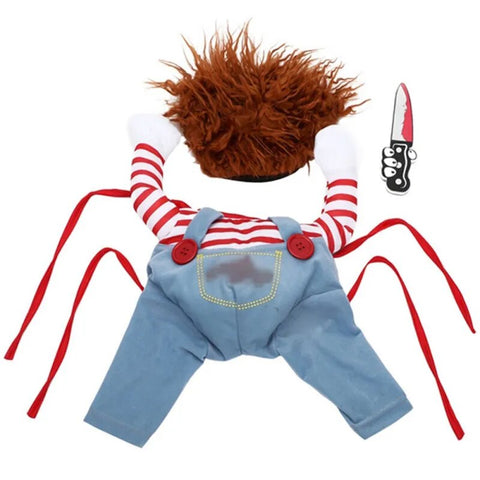 Chucky-Inspired Pet Halloween Costume