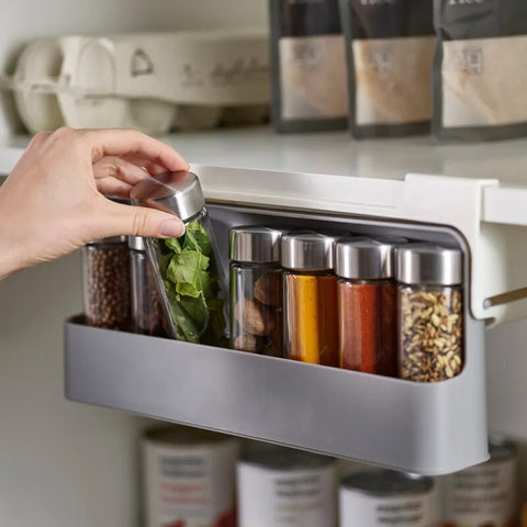 Self-Adhesive Wall-Mounted Spice Rack