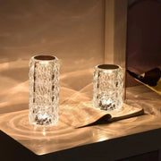 LED Crystal Rose Table Lamp with Touch Control