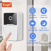 X3 Tuya 1080P Smart Doorbell Camera with Night Vision