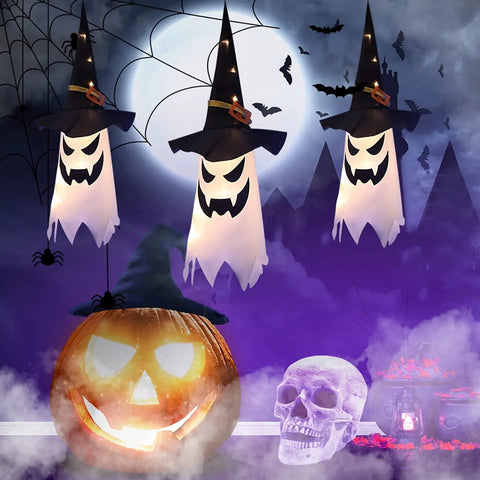 LED Hanging Ghost Light for Halloween