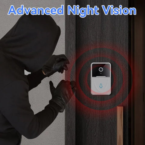 X3 Tuya 1080P Smart Doorbell Camera with Night Vision