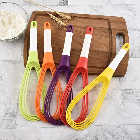 2-In-1 Collapsible Balloon & Flat Whisk/Egg Beater