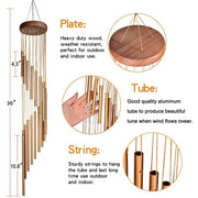 12 Tubes Windchime Large Bells for Home Decor