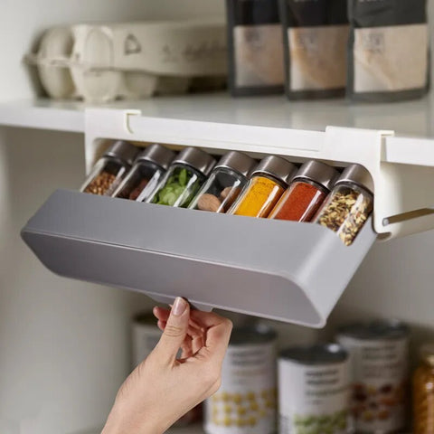 Self-Adhesive Wall-Mounted Spice Rack