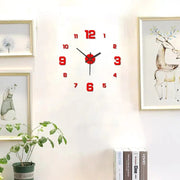 Frameless DIY Wall Clock