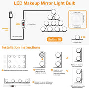 USB 5V Portable LED Bulb Dimmable Wall Lamp