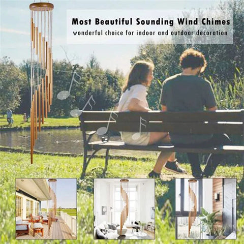 12 Tubes Windchime Large Bells for Home Decor