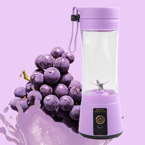 Portable Fruit Juice Blenders | Mini Electric Bottle 6 Blades Juicer