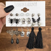 FNIO Halloween & Christmas Themes Earring Set